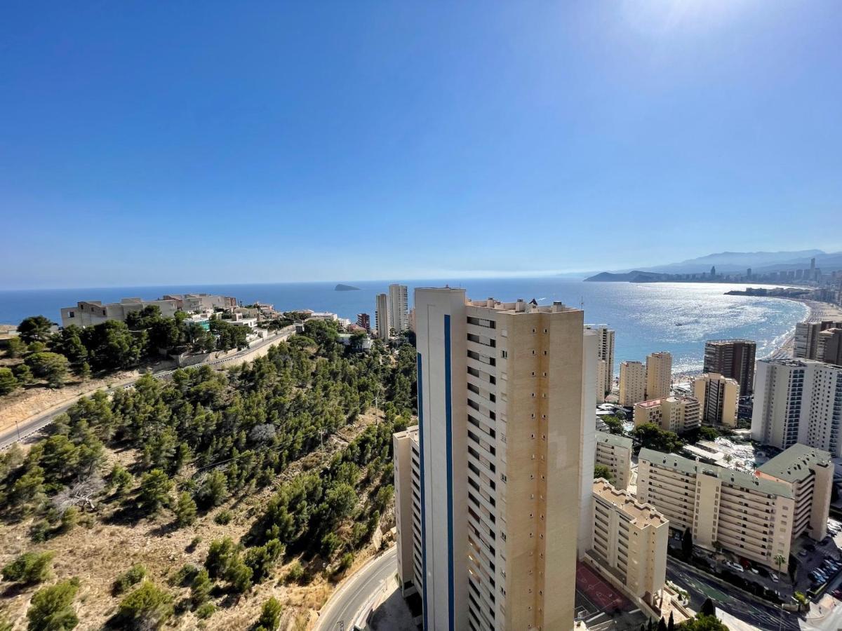 Lujoso Apartamento Con Vistas Al Mar En Mirador Del Mediterraneo By Gestaltur Benidorm Bagian luar foto