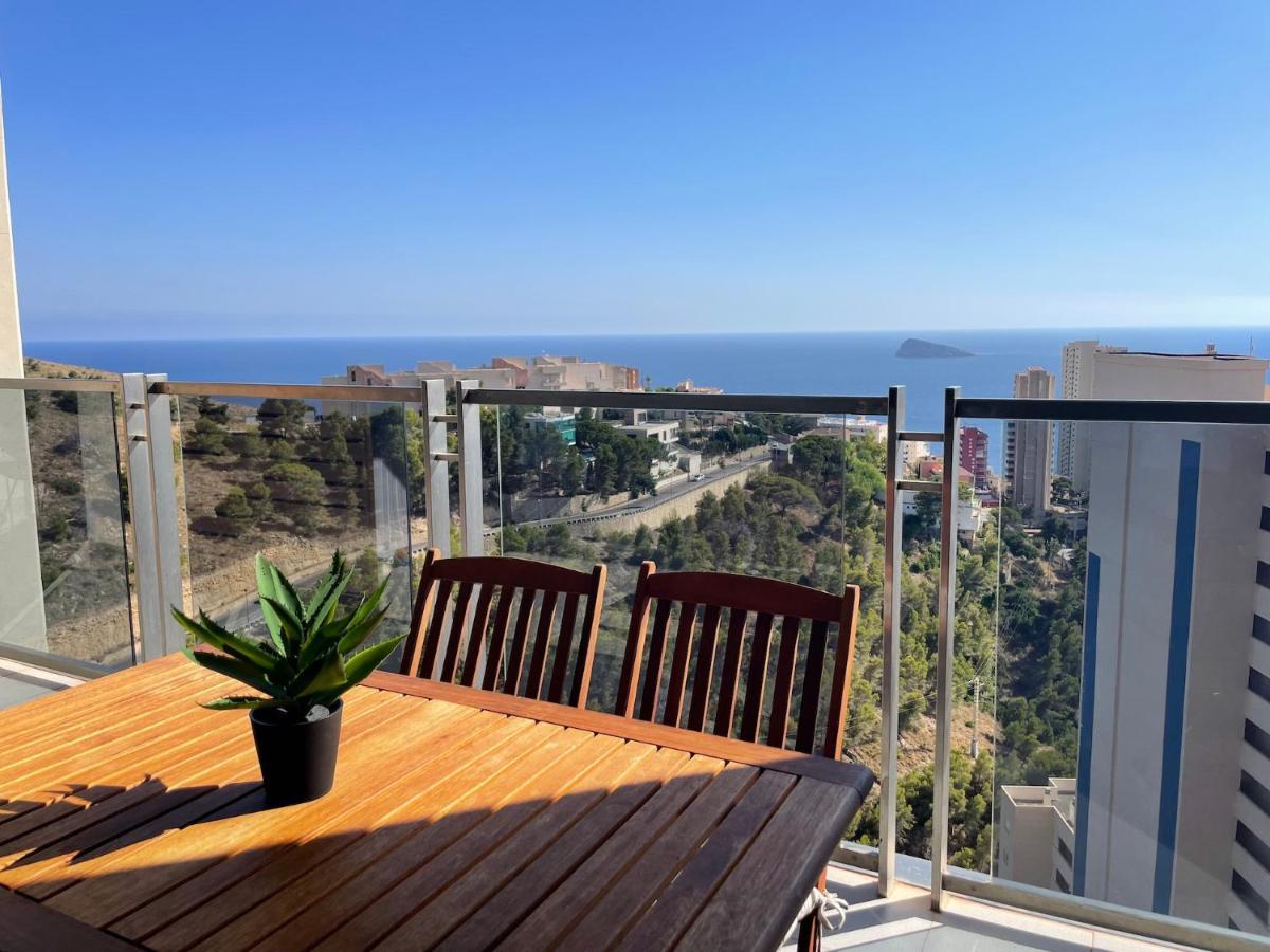 Lujoso Apartamento Con Vistas Al Mar En Mirador Del Mediterraneo By Gestaltur Benidorm Bagian luar foto