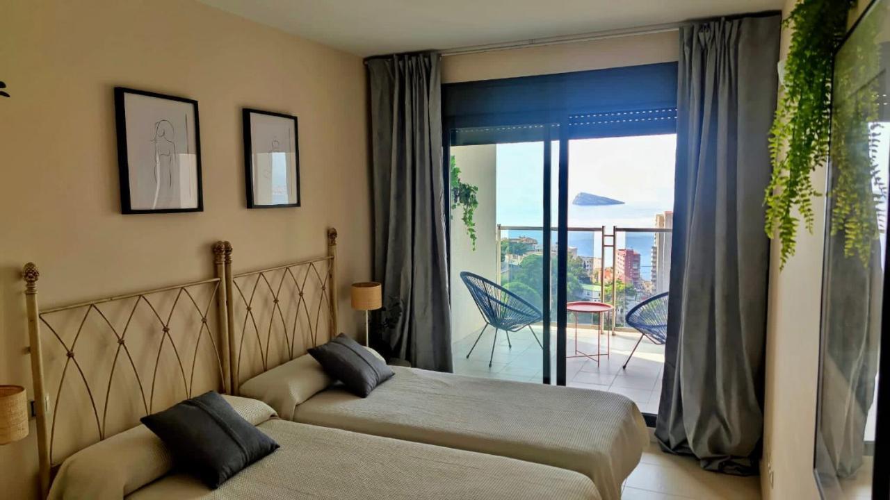 Lujoso Apartamento Con Vistas Al Mar En Mirador Del Mediterraneo By Gestaltur Benidorm Bagian luar foto